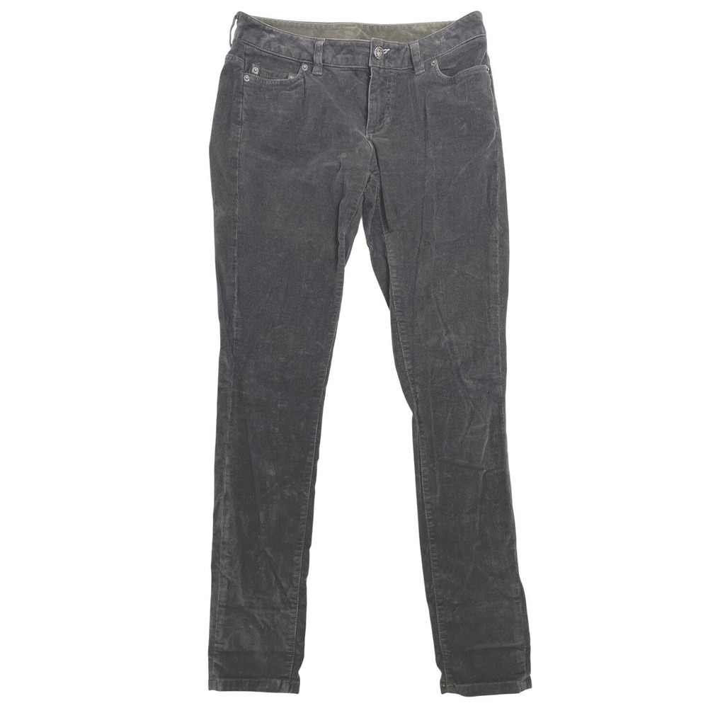 The North Face Women's Corduroy Pants Size 6‎ Gray Skinny Cords Cotton Stretch